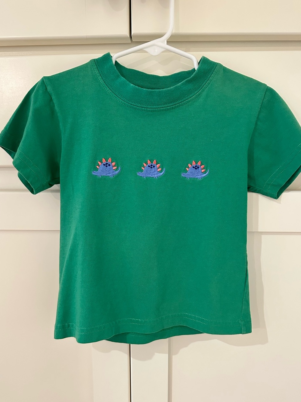 Boys Luigi Kids Dino Embroidered Tee